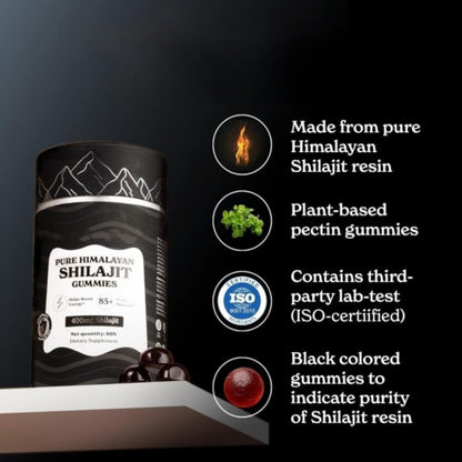 Pure Shilajit Resin Gummies