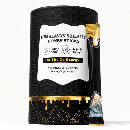 Men’s Shilajit Honey Sticks - Energy & Vitality | 30 Sticks