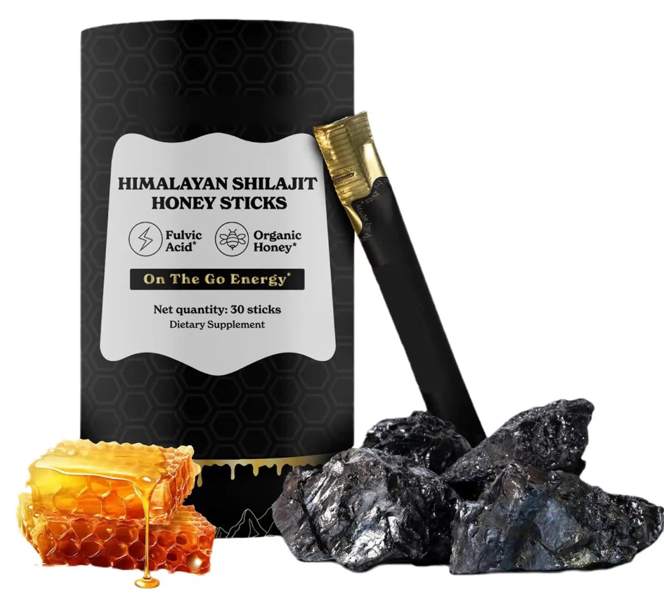 Premium Himalayan Shilajit Honey Sticks - 30 Sticks