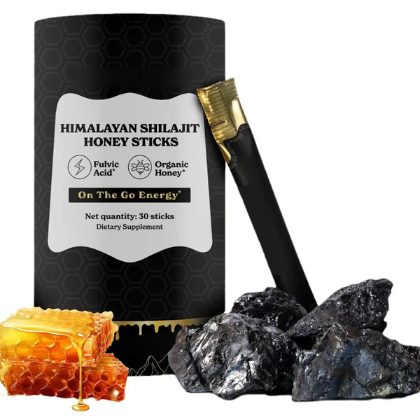 Men’s Shilajit Honey Sticks - Energy & Vitality | 30 Sticks